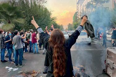 Dans un quartier cossu de Téhéran, le 22 septembre. 