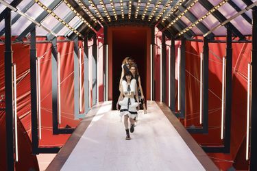 Défilé Louis Vuitton printemps-été 2023 à Paris, le 4 octobre 2022.