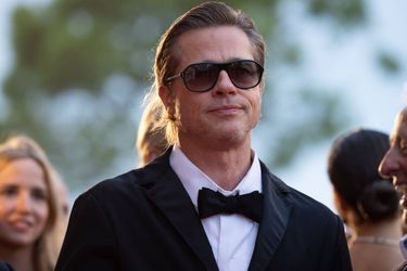 Brad Pitt à l'avant-première de «Blonde», à la Mostra de Venise, en septembre 2022. 