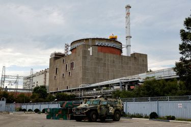 La centrale nucléaire de Zaporijjia dans le sud de l'Ukraine, le 1er septembre 2022.