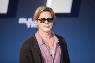 Brad Pitt à l'avant-première du film «Bullet Train», à Berlin, en juillet 2022.
