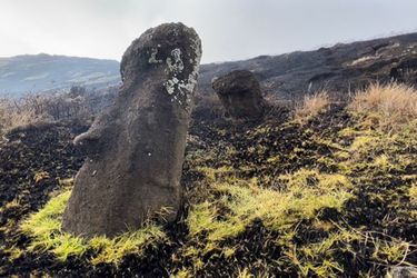 L’île de Pâques est en proie à un incendie qui a déjà endommagé les emblématiques statues nichées dans le parc national Rapa Nui.