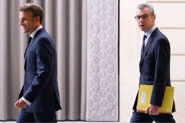 Emmanuel Macron et Alexis Kohler. 