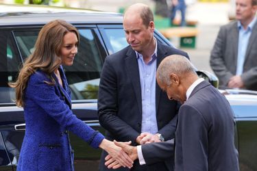Kate Middleton et le prince William à la Copper Box Arena du Queen Elizabeth Olympic Park à Londres, le 13 octobre 2022.