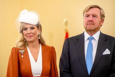 La reine Maxima et le roi Willem-Alexander des Pays-Bas à Athènes, le 31 octobre 2022