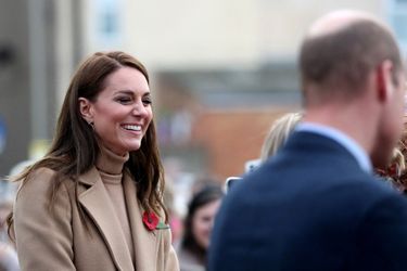 Kate Middleton et le prince William à Scarborough, le 3 novembre 2022.