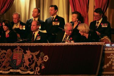 La famille royale anglaise au Festival of Remembrance, le 12 novembre 2022.