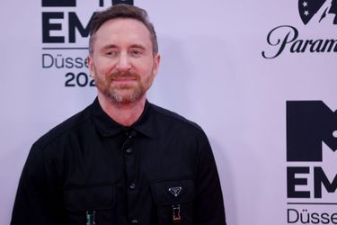 David Guetta aux MTV Europe Music Awards à Düsseldorf, le 13 novembre 2022. 