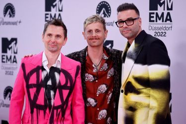 Muse aux MTV Europe Music Awards à Düsseldorf, le 13 novembre 2022. 