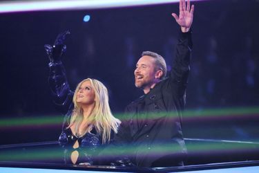Bebe Rexha et David Guetta aux MTV Europe Music Awards à Düsseldorf, le 13 novembre 2022. 