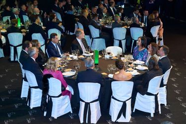 La reine Letizia d'Espagne lors du dîner de la remise des Prix Macael, le 11 novembre 2022