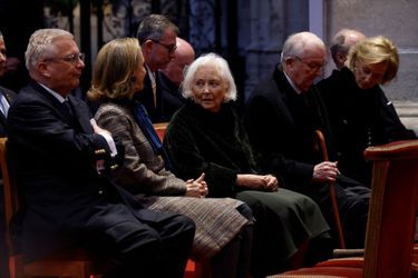 La famille royale de Belgique dans la cathédrale des Saints-Michel-et-Gudule à Bruxelles, le 15 novembre 2022