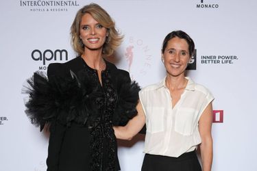Sylvie Tellier et Alexia Laroche-Joubert au gala des Bonnes Fées à Paris, le 14 juin 2022.