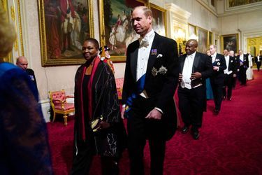 Le prince William était lui aussi en tenue de gala.