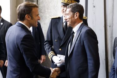 Emmanuel Macron et David Lisnard, le 23 novembre 2022.