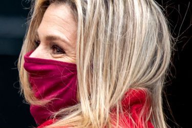 Koningin Maxima der Nederlanden op 30 november 2021 in Sheidam