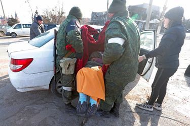 À Marioupol, en Ukraine, le 27 mars 2022.