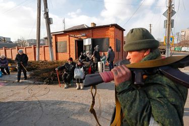 À Marioupol, en Ukraine, le 27 mars 2022.