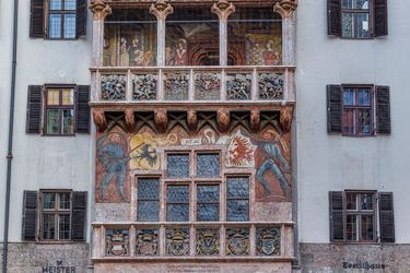Le Goldenes Dachl à Innsbruck, le 28 janvier 2018