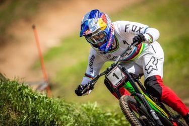 Loïc Bruni, jeune ambassadeur de l'Outdoor Festival et champion de VTT descente.
