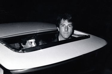 Dustin Hoffman and his wife Lisa in Los Angeles in 1983.
