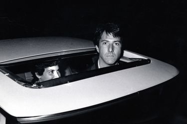 Dustin Hoffman and woman, Lisa, Los Angeles, 1983