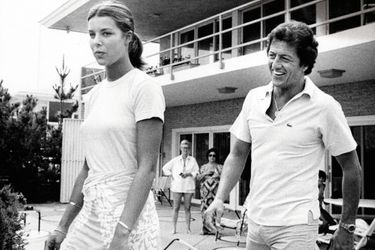 Princess Caroline of Monaco and her son Marie, Philippe Junot, 1978