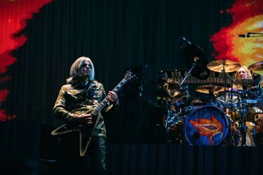 Tool on stage Thursday night in Paris.