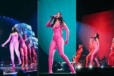 Dua Lipa, en tournée pour le «Future Nostalgia Tour», était à Paris dimanche soir.