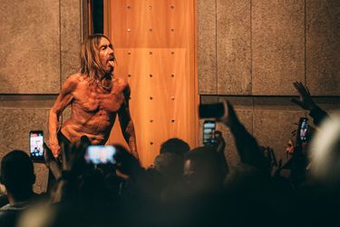 Iggy Popas Monake ketvirtadienio vakarą.