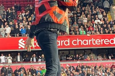 Mick Jagger à Liverpool.