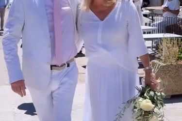 Mariage de Christine Bravo et Stéphane Bachot en Corse, le 11 juin 2022.