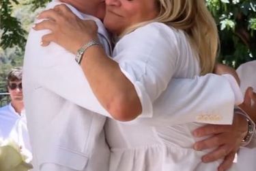 Mariage de Christine Bravo et Stéphane Bachot en Corse, le 11 juin 2022.