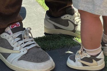 Travis Scott and his son