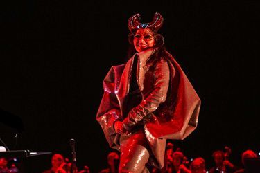 Björk on the Seine Music Stage, June 21, 2022.
