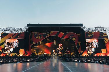 The Rolling Stones performed on Saturday in Paris.