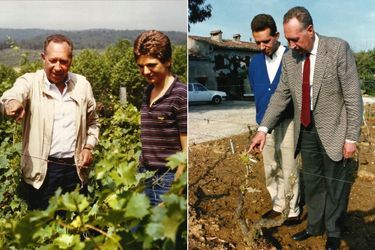Étienne passed on his passion to his sons François (left) and Jean-Étienne (right). Both came to power in the 1990s: the first is now engaged in viticulture, the second - in winemaking.