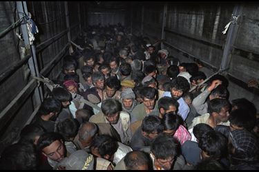 Transport by “cattle truck”.  At the beginning of June, the Taliban round up 1,500 drug addicts in two nights.