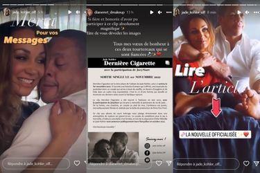 JoeyStarr annonce ses fiançailles avec la chanteuse Jade Kohler, sur Instagram le 13 octobre 2022.