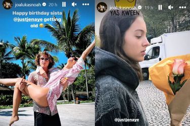 Joalukas Noah, sur Instagram, célèbre l'anniversaire de sa grande soeur.