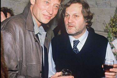 Johnny Hallyday and Jean-Jacques Debout in 1986.