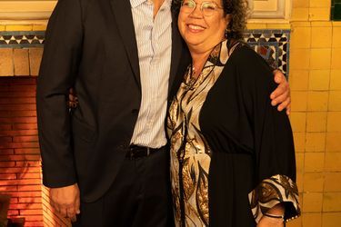 Moroccan producer Khadija Alami and Mounir Hajjam.