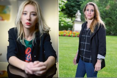 De Sylvie Testud, qui incarne sur scène sa douloureuse histoire, Valérie Bacot (à droite) dit : « J'ai l'impression que Sylvie, c'est moi. Nous avons la même façon de parler, les mêmes manières… »