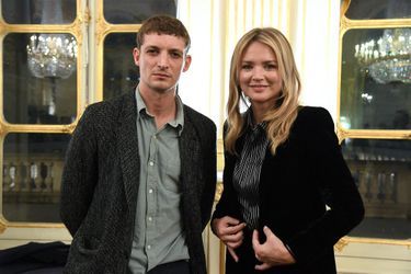 Niels Schneider and Virginie Efira at the presentation of the French Cinema Award.