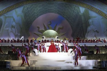 Beyoncé in concert in Dubai, for the inauguration of Atlantis The Royal, January 21, 2023.