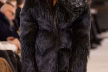 Naomi Campbell walks for Schiaparelli during Paris Haute Couture Fashion Week, January 23, 2023.