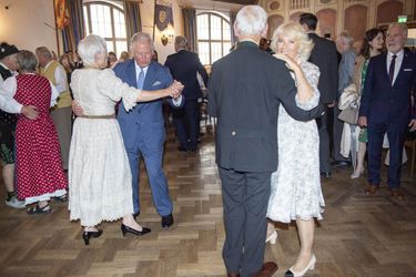 Prince Charles and Camilla Duchess of Cornwall at the Hofbräuhaus in Munich, May 9, 2019