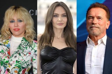 Miley Cyrus, Angelina Jolie et Arnold Schwarzenegger