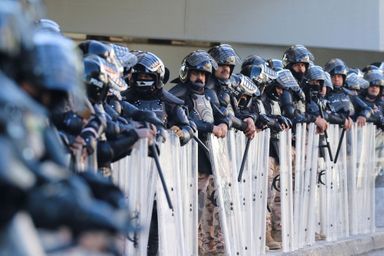 Des policiers irakiens à Bagdad, le 27 décembre 2021 (image d'illustration).