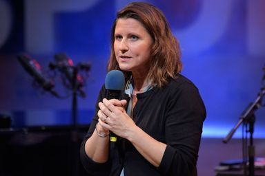 La ministre des Sports, Roxana Maracineanu ici lors d'un festival en octobre à Paris.